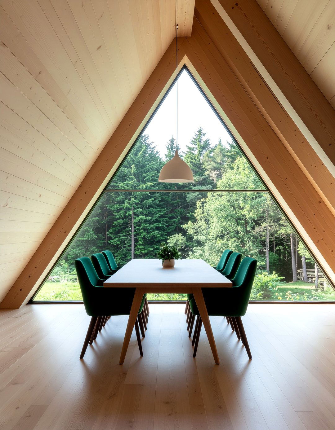 A frame house dining room ceiling - 30 dining room vaulted ceiling ideas