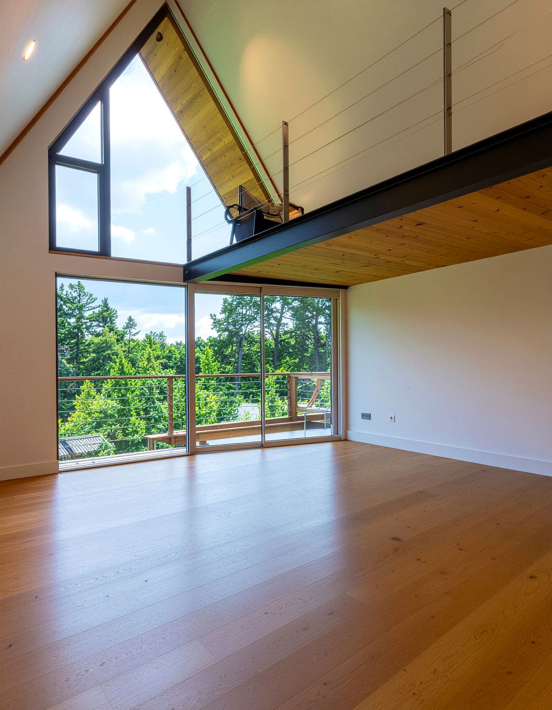 A frame living room loft layout - 30 living room A-frame ideas