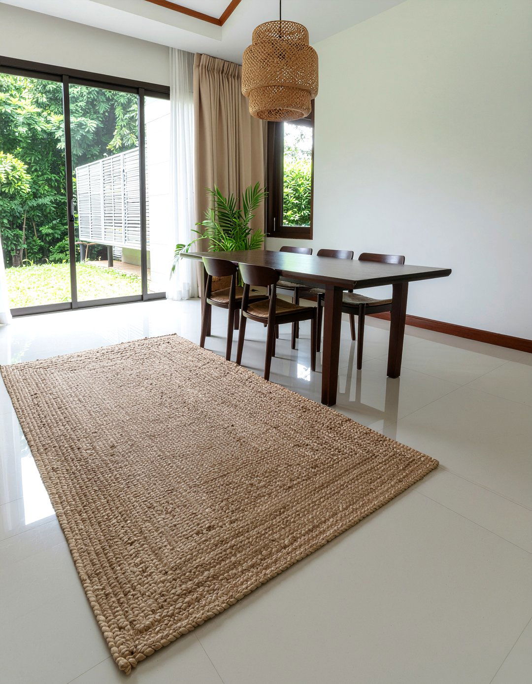 Abaca Area Rug - 30 Filipino dining room ideas
