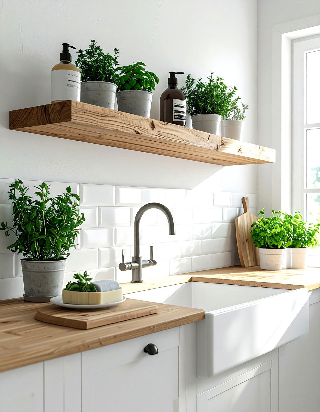 Above Sink Kitchen Shelves - 30 floating shelf kitchen ideas