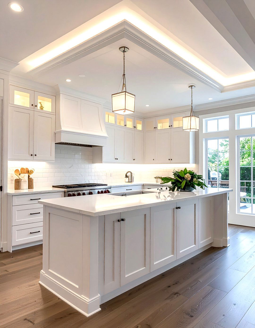 Above cabinet ambient light - 30 kitchen accent lighting ideas