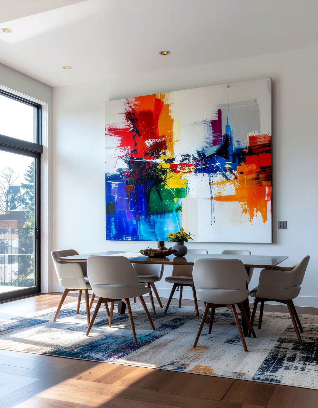 Abstract Art For Dining Room - 30 dining room styling tips