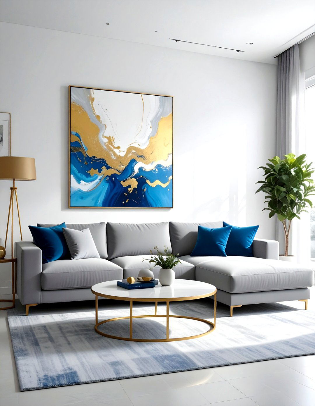 Abstract Canvas Art - 30 DIY decor ideas