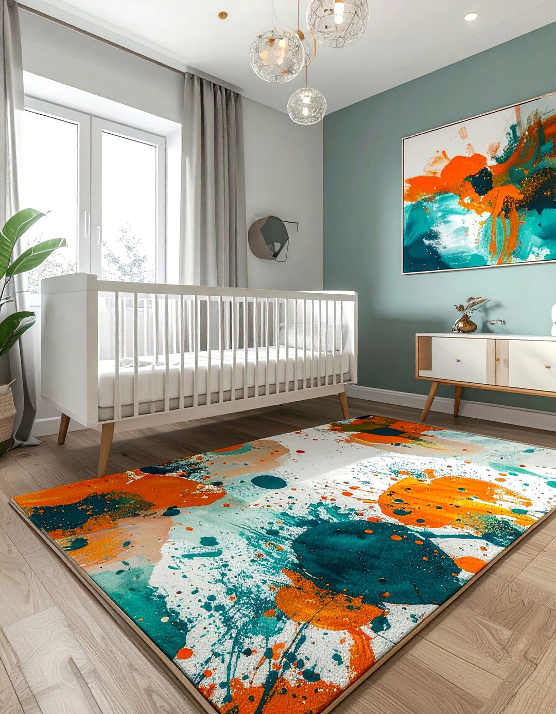 Abstract Nursery Rug - 30 nursery rug ideas