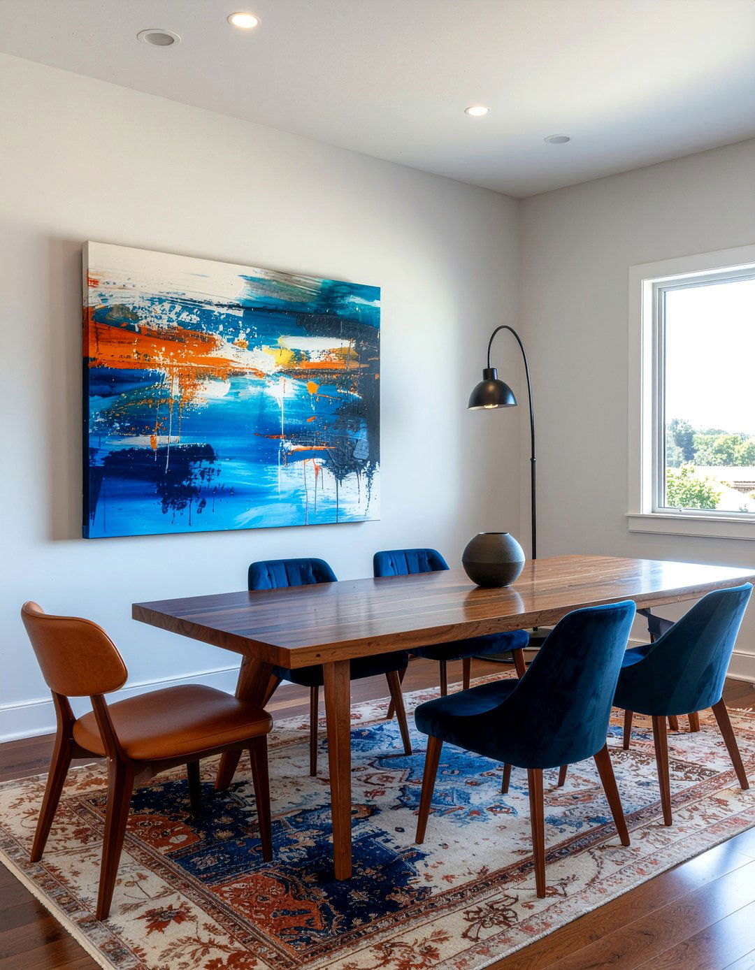 Abstract Painting - 30 dining room statement piece ideas