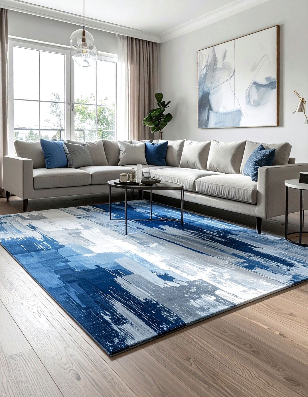 Abstract Rug - 30 sophisticated decor ideas