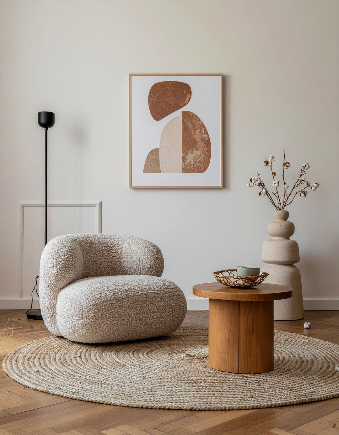 Abstract Shape Wallpaper - 30 living room minimalist wallpapers