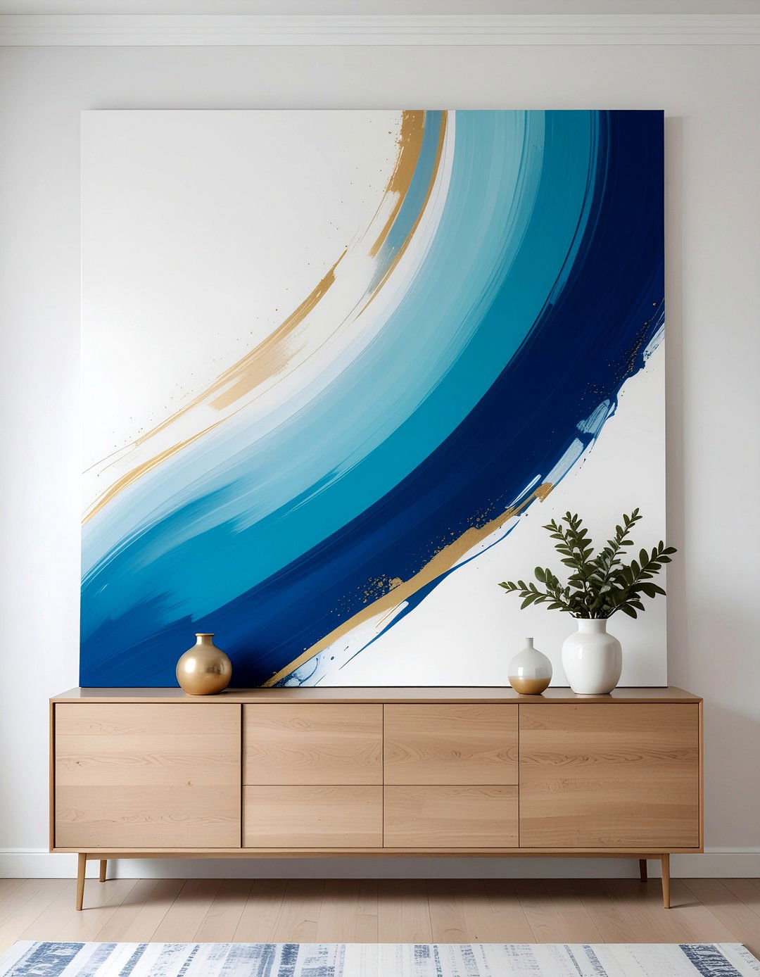 Abstract Wall Art - 30 dining room investment piece ideas