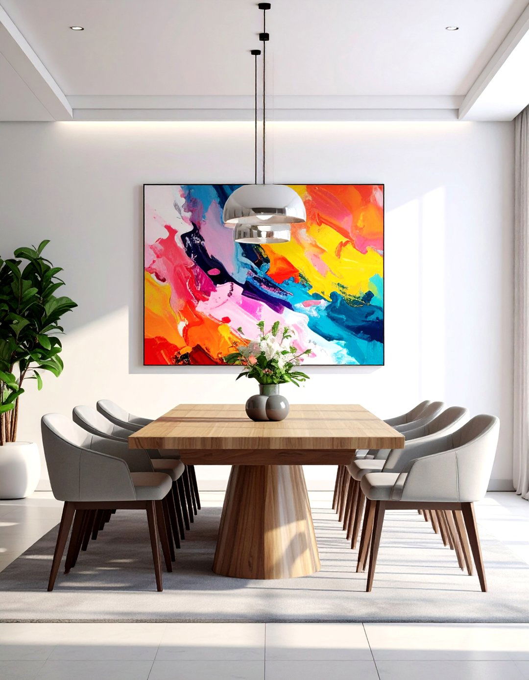 Abstract Wall Art For Dining Room - 30 showpiece dining room ideas