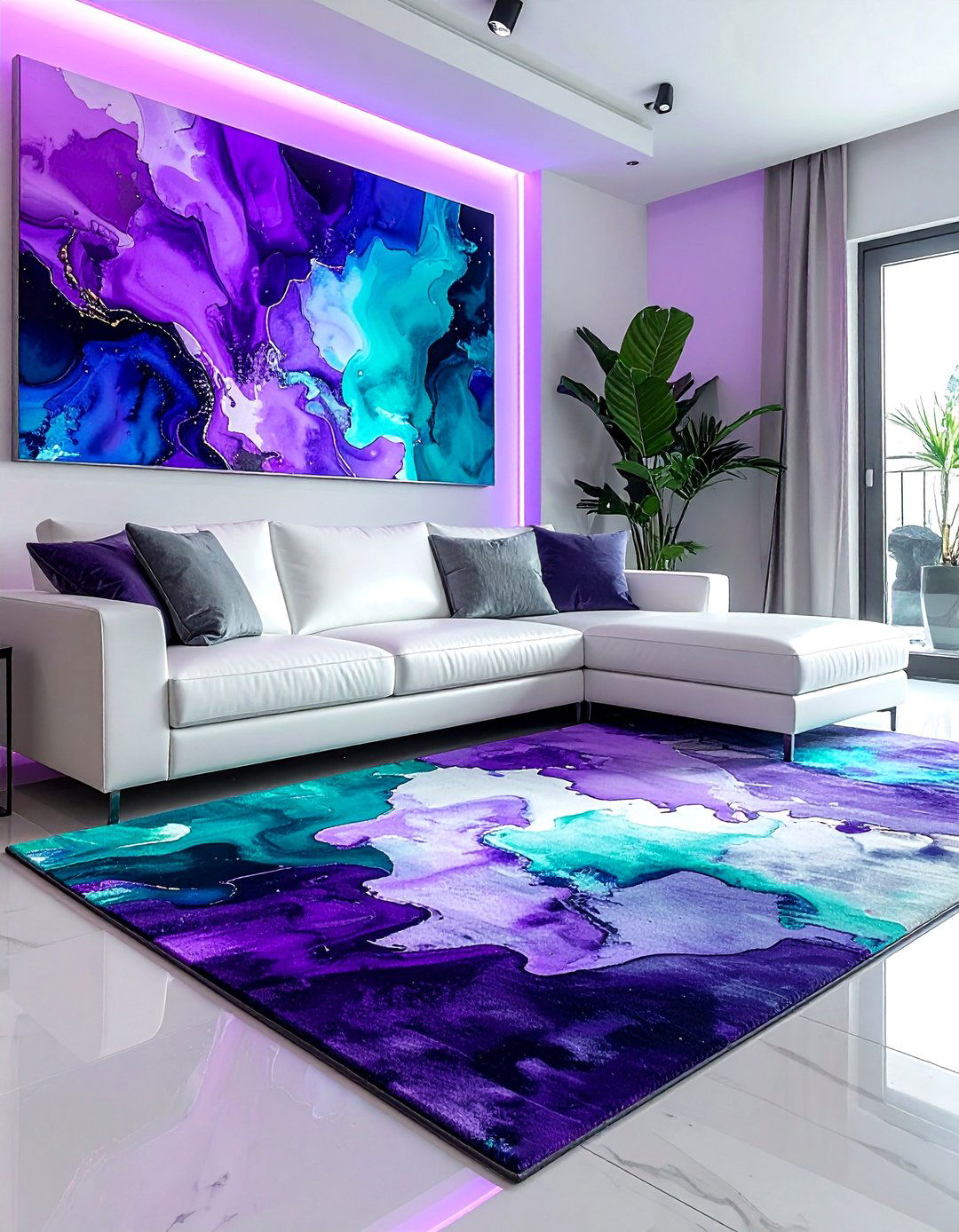 Abstract area rug - 30 washable rug ideas