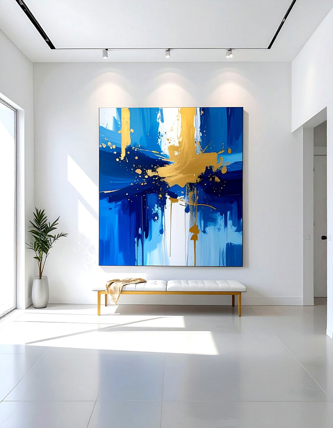 Abstract oil painting - 30 decor enhancement ideas