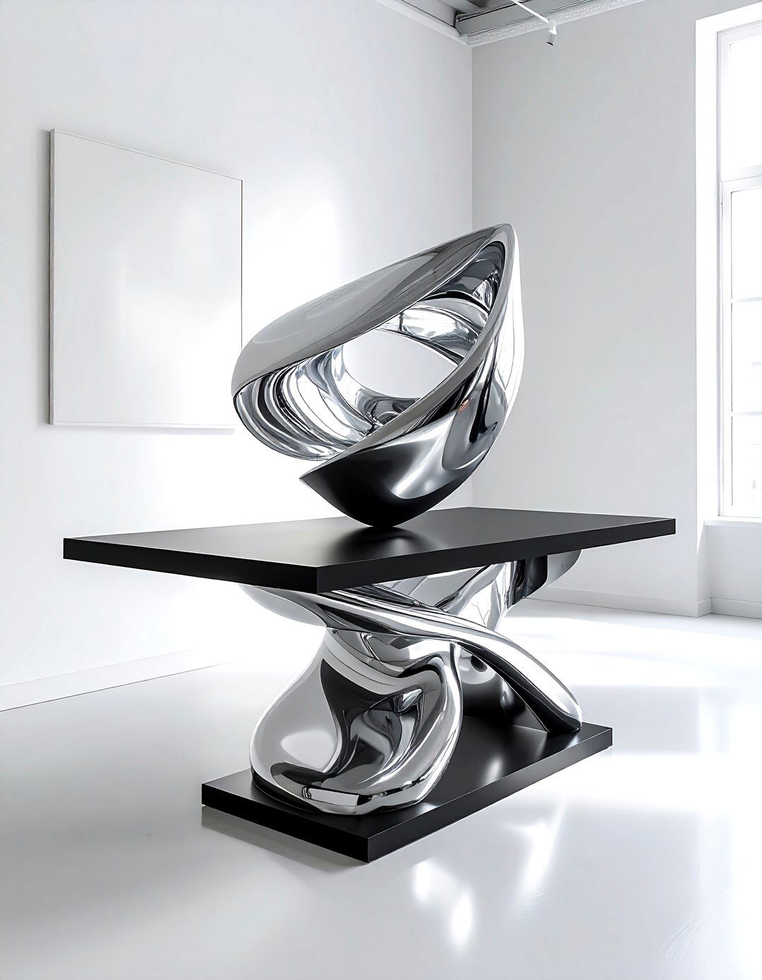 Abstract sculptural light - 30 dining room lamp ideas