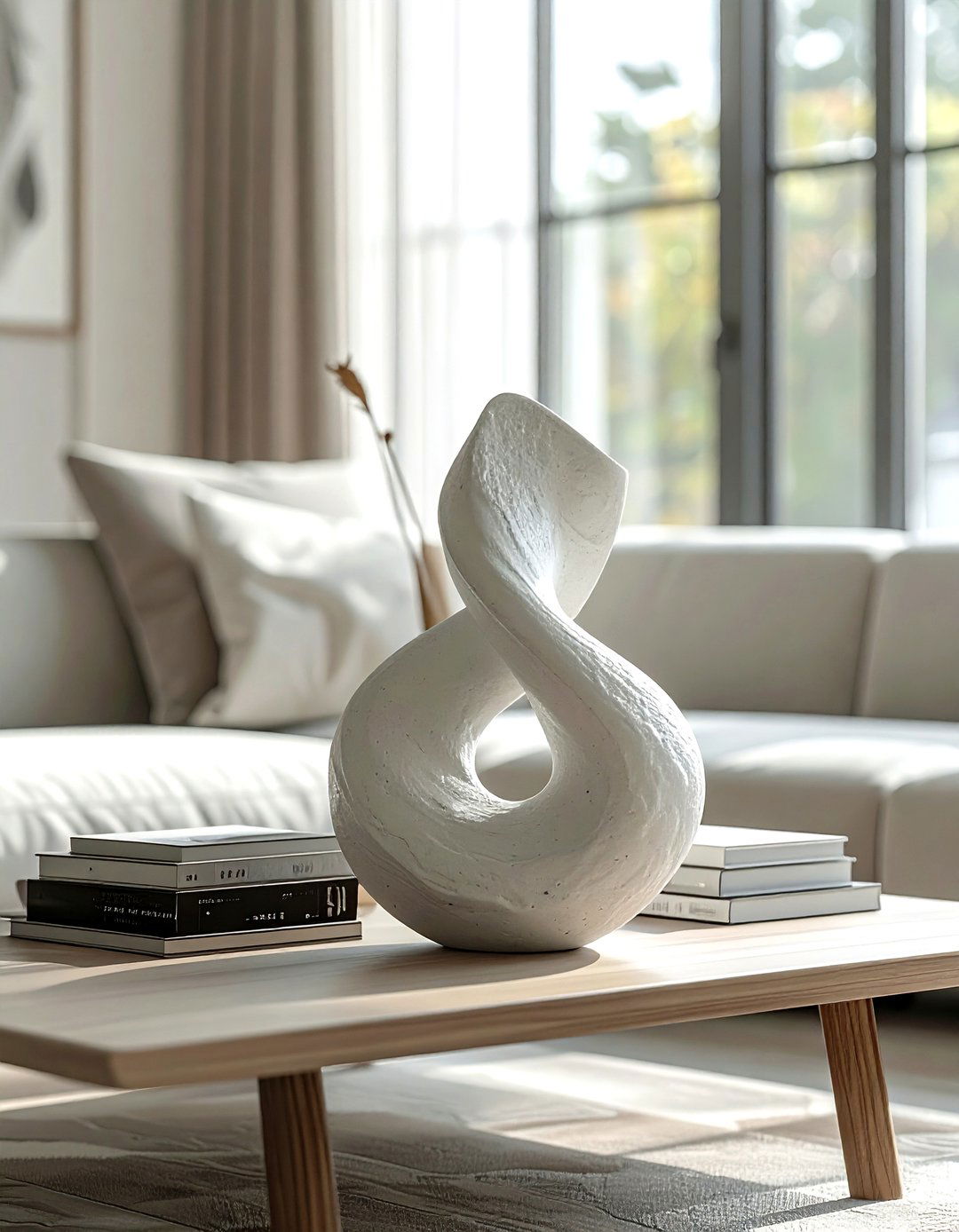 Abstract sculptural vase coffee table - 30 vase ideas