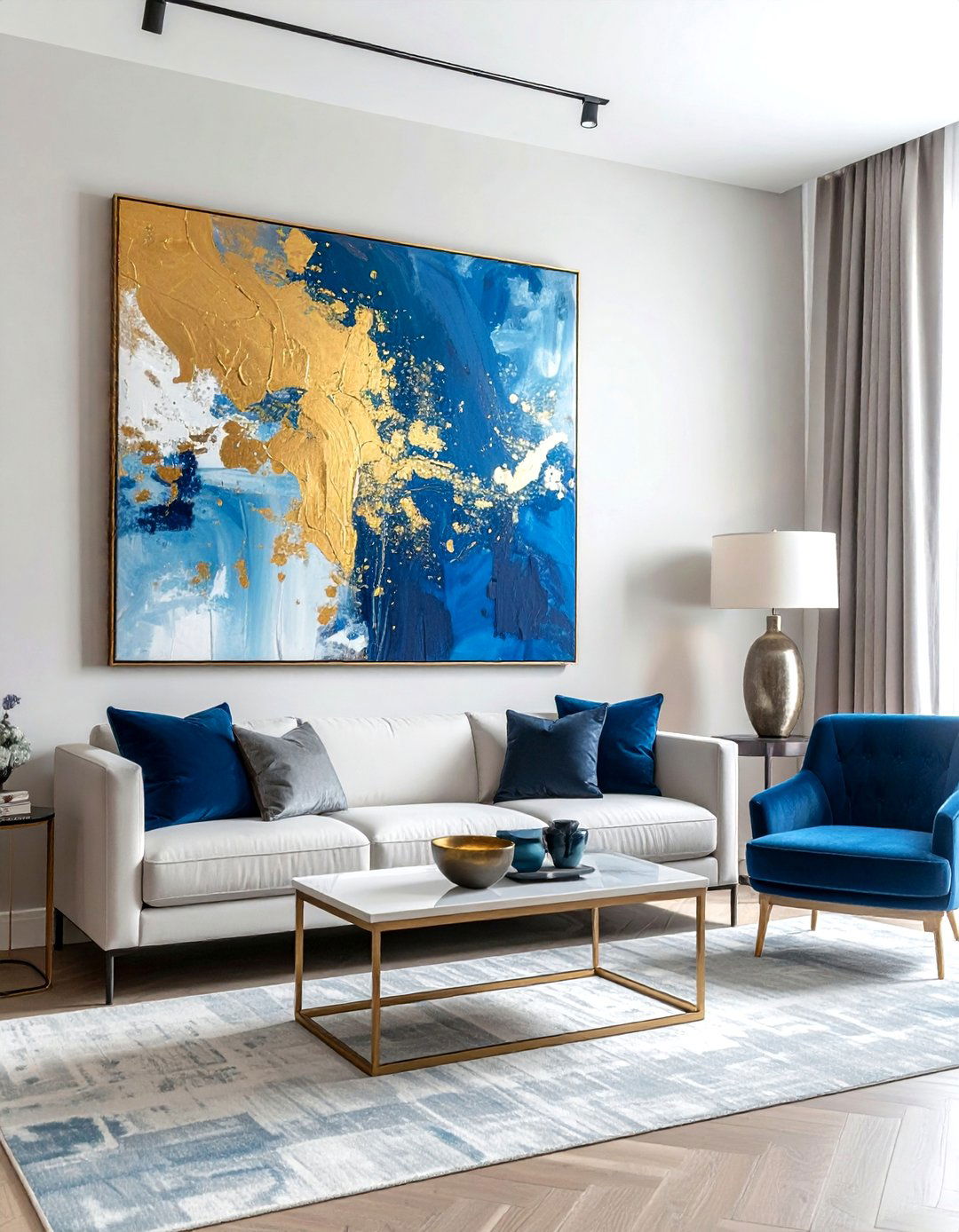 Abstract wall art - 30 luxurious decor ideas