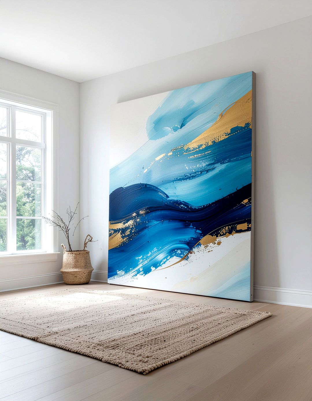 Abstract wall art - 30 dining room glow-up ideas