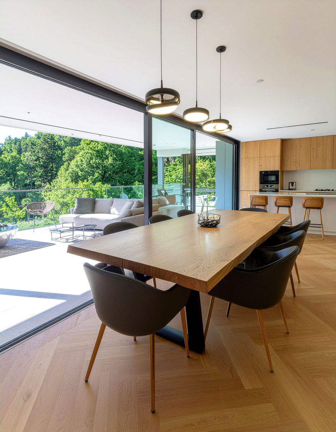 Abstract wall art for dining room - 30 high-design dining room ideas