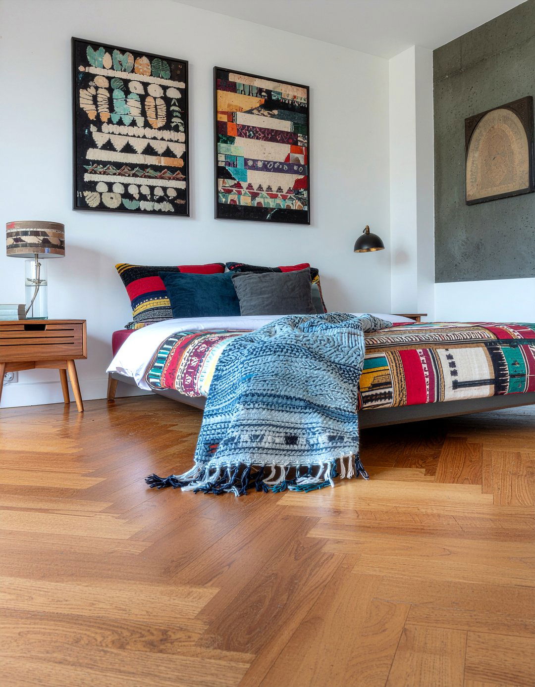 Acacia Wood Floor - 30 bedroom hardwood floors