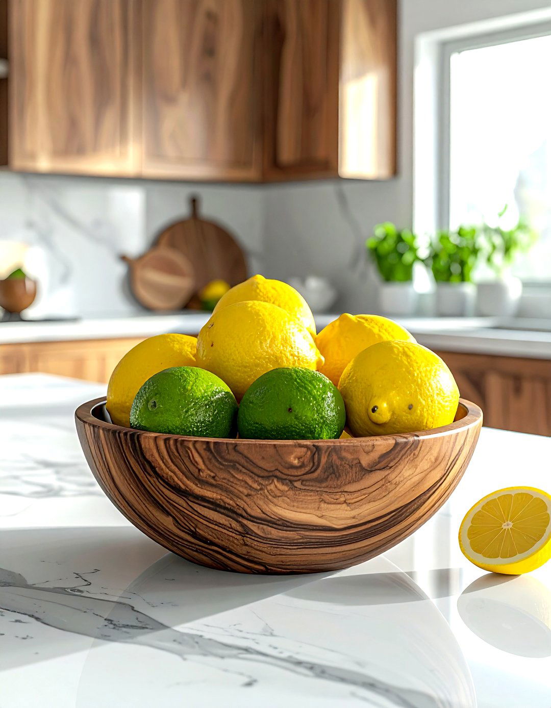 Acacia Wood Fruit Bowl - 30 wooden bowl ideas