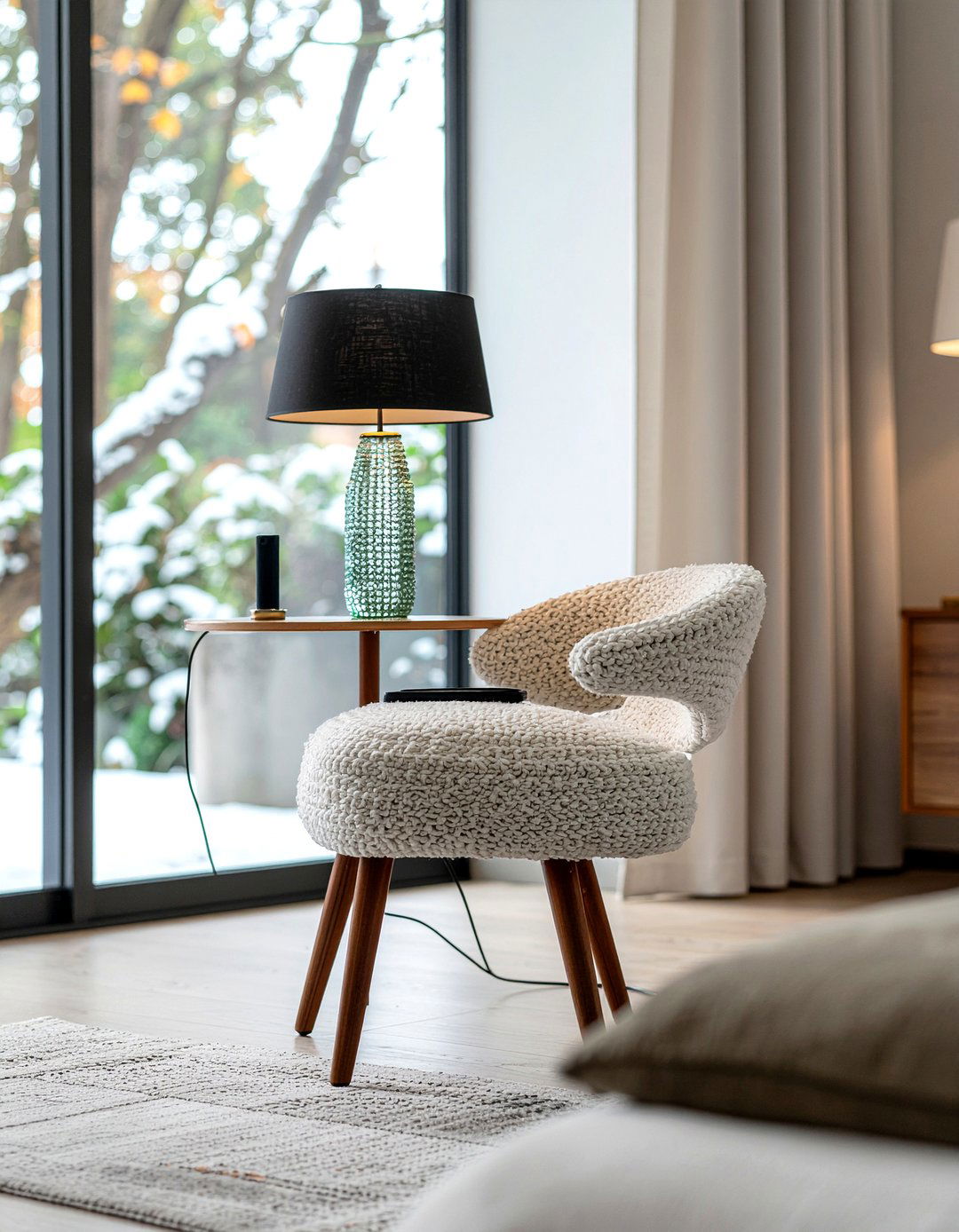 Accent Chair - 30 bedroom nightstand alternatives