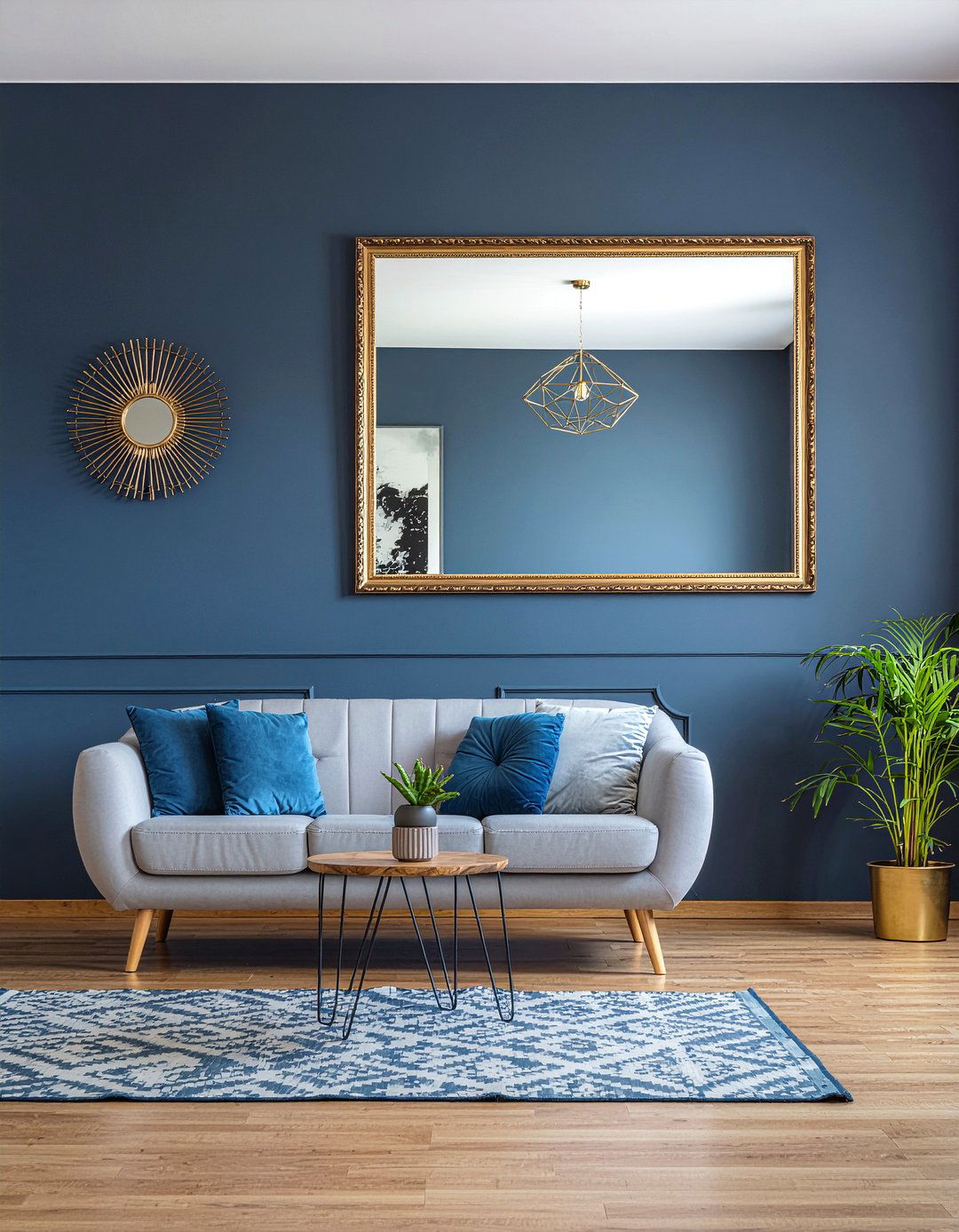 Accent Wall - 30 living room upgrade ideas