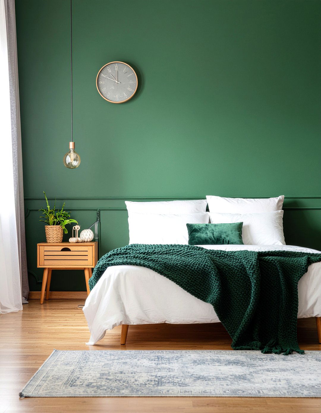 Accent Wall - 30 low cost bedroom ideas