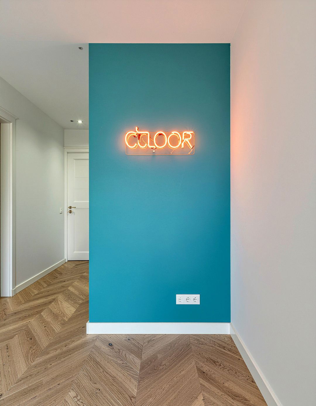 Accent Wall Color - 30 narrow living room ideas