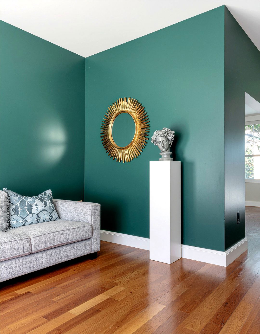 Accent Wall Corner - 30 living room nook ideas