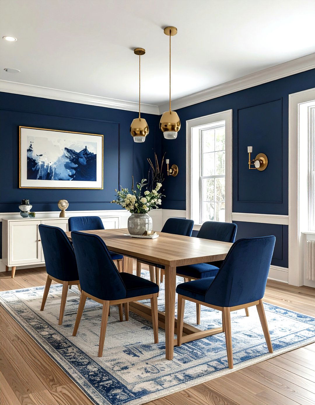 Accent Wall Paint - 30 focal point dining room ideas