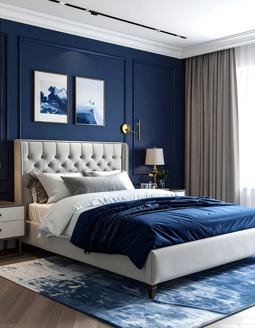 Accent Wall Paint - 30 newlywed decor ideas