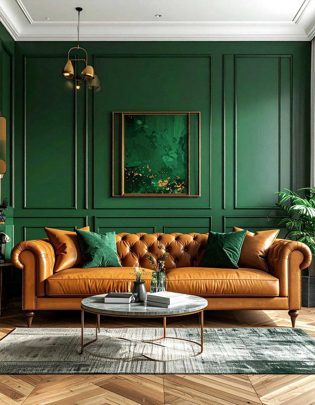 Accent wall color - 30 living room hacks