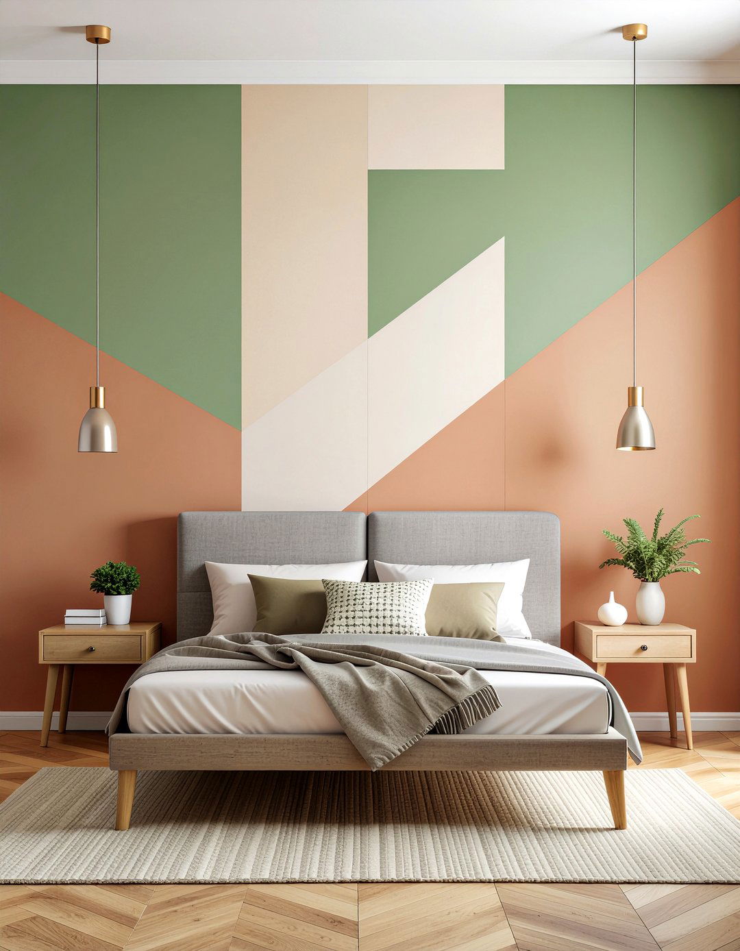 Accent wall paint - 30 bedroom personalized ideas