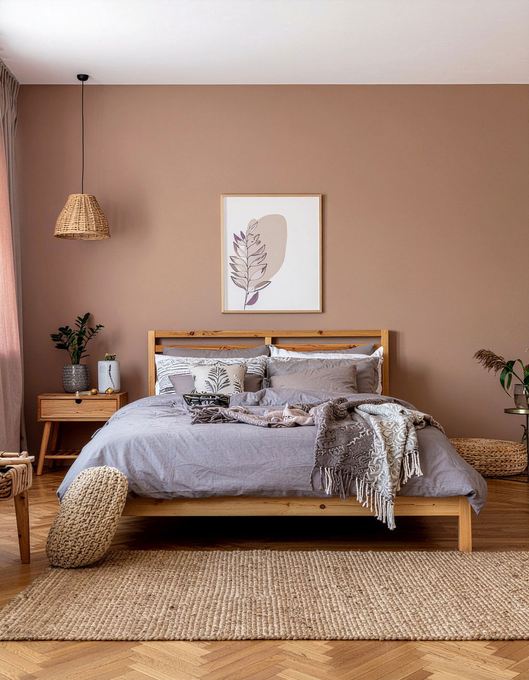 Accent wall paint - 30 budget bedroom ideas