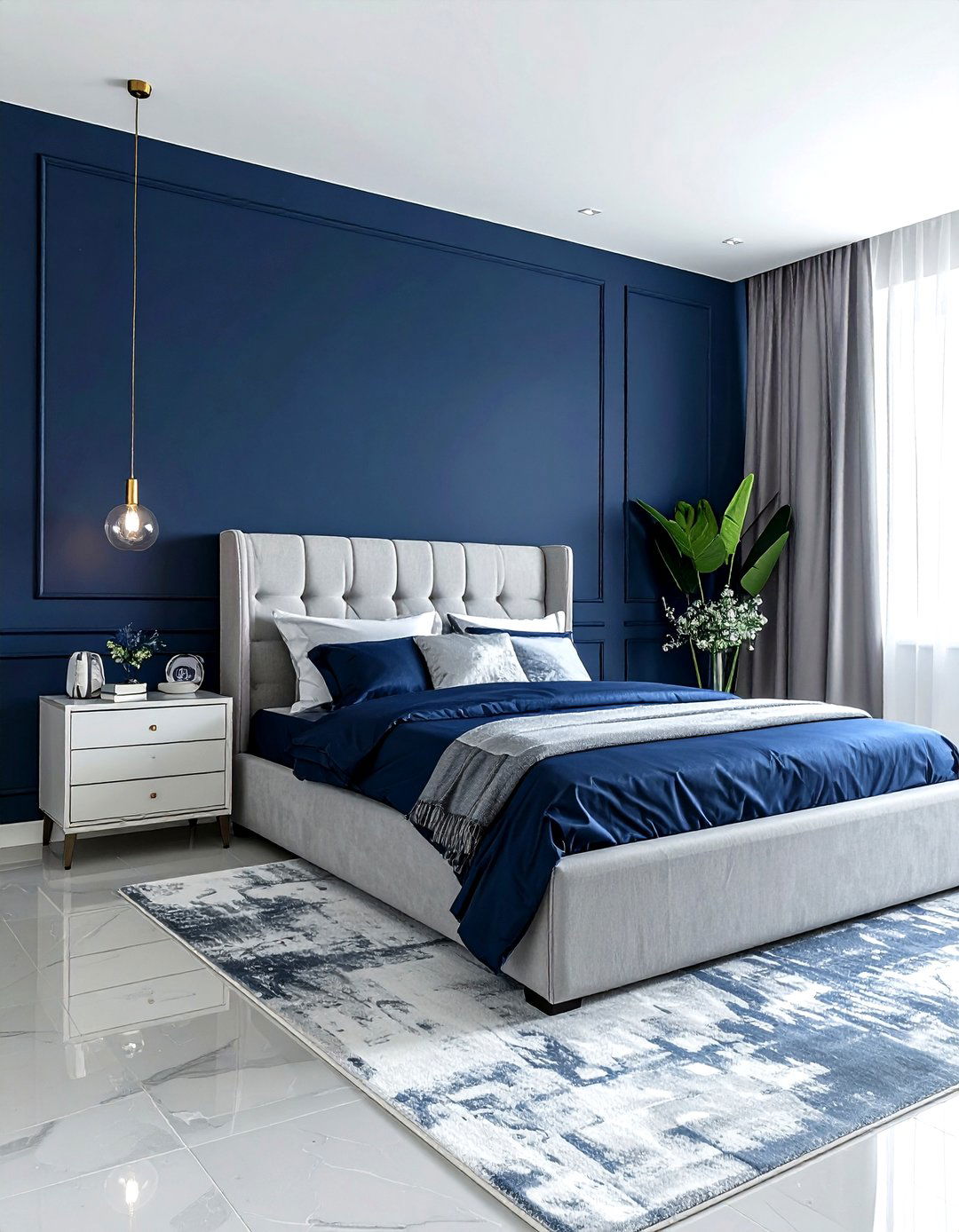 Accent wall paint - 30 affordable bedroom ideas