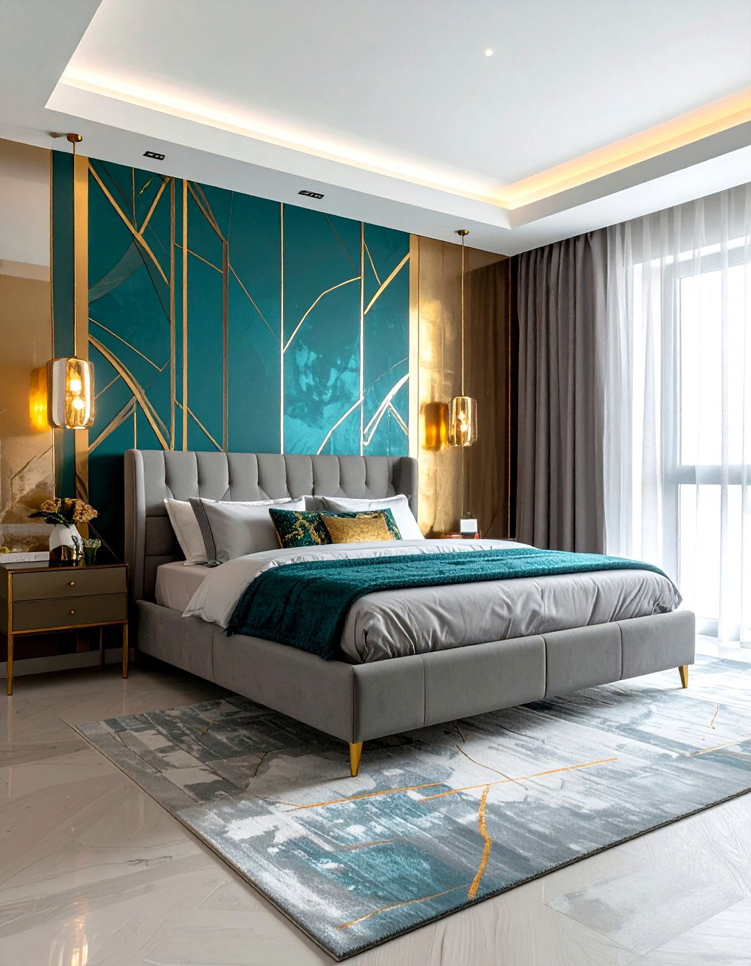 Accent wall wallpaper - 30 wallpaper ideas