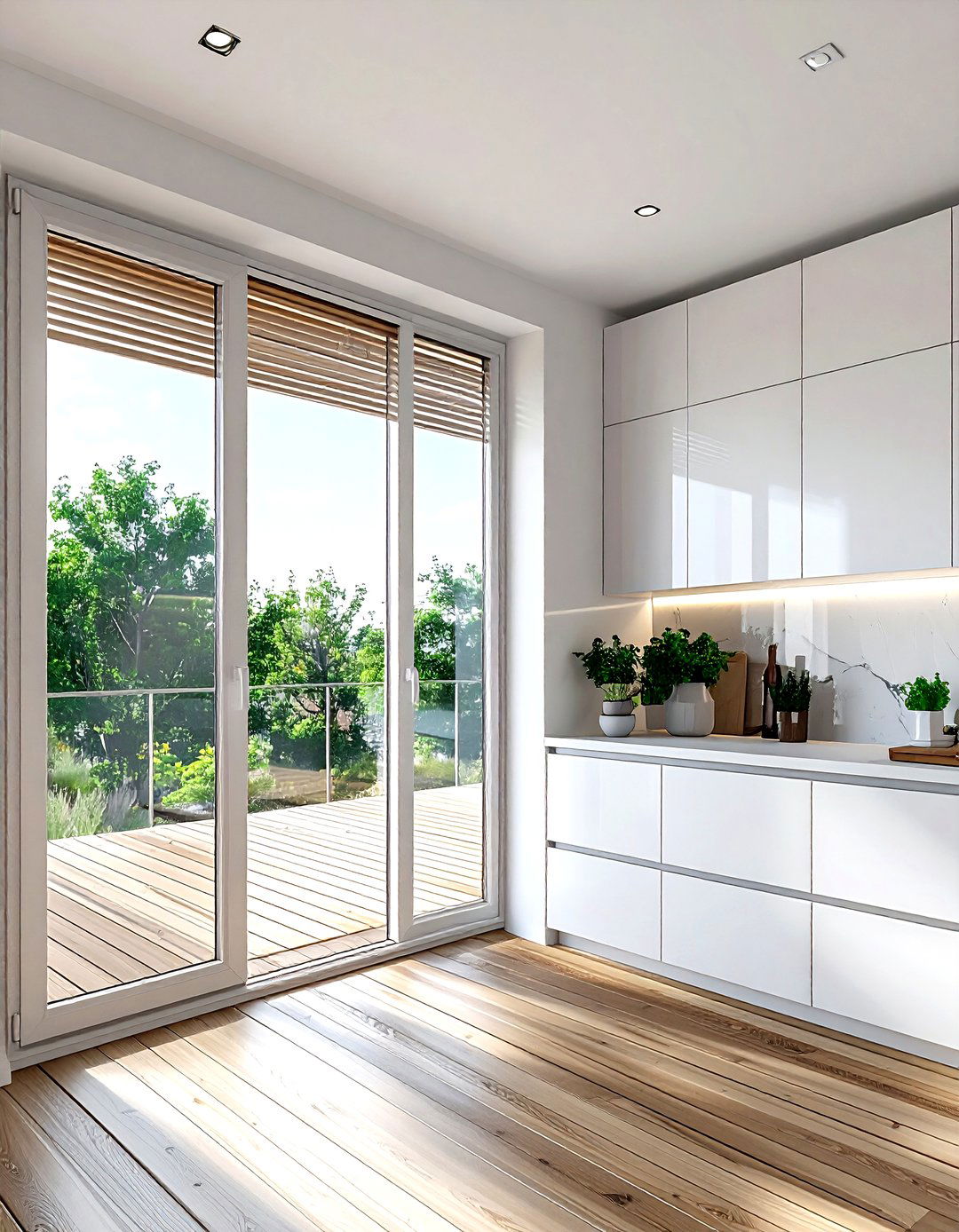 Accordion Kitchen Window - 30 kitchen pass-through window ideas