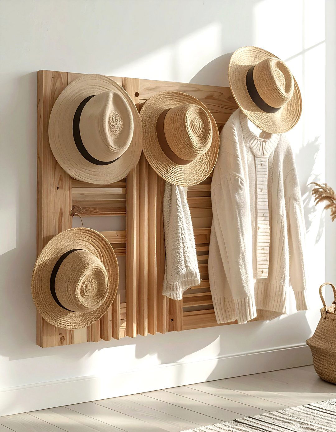 Accordion Wall Hanger - 30 small entryway ideas