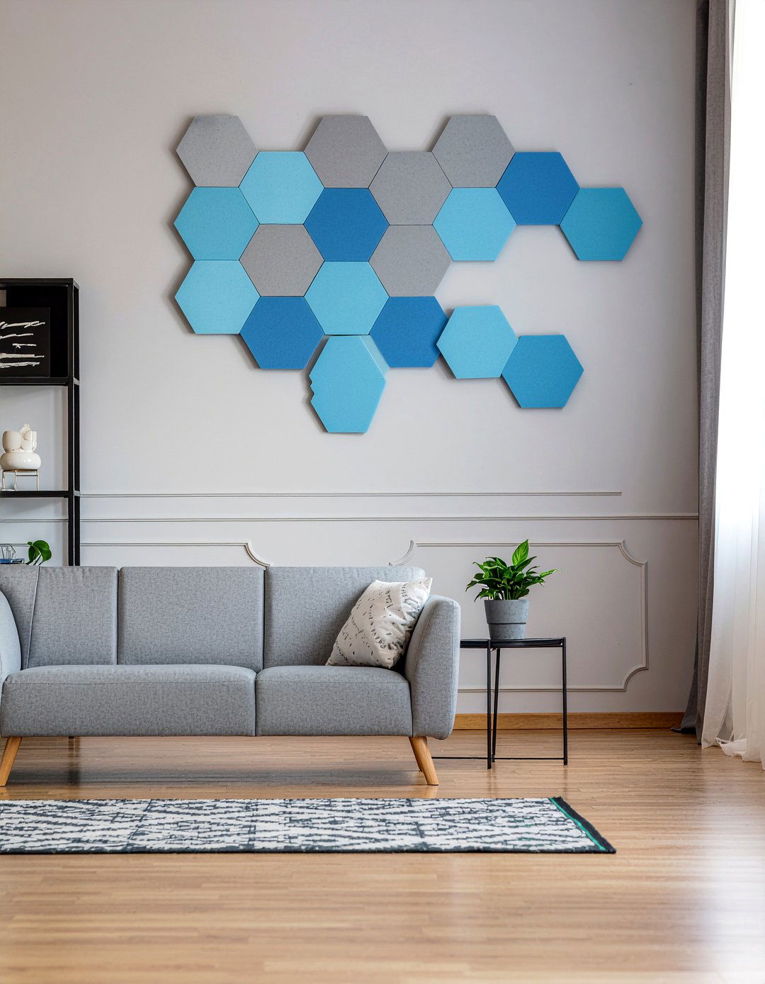 Acoustic Panel Art - 30 music themed living room ideas