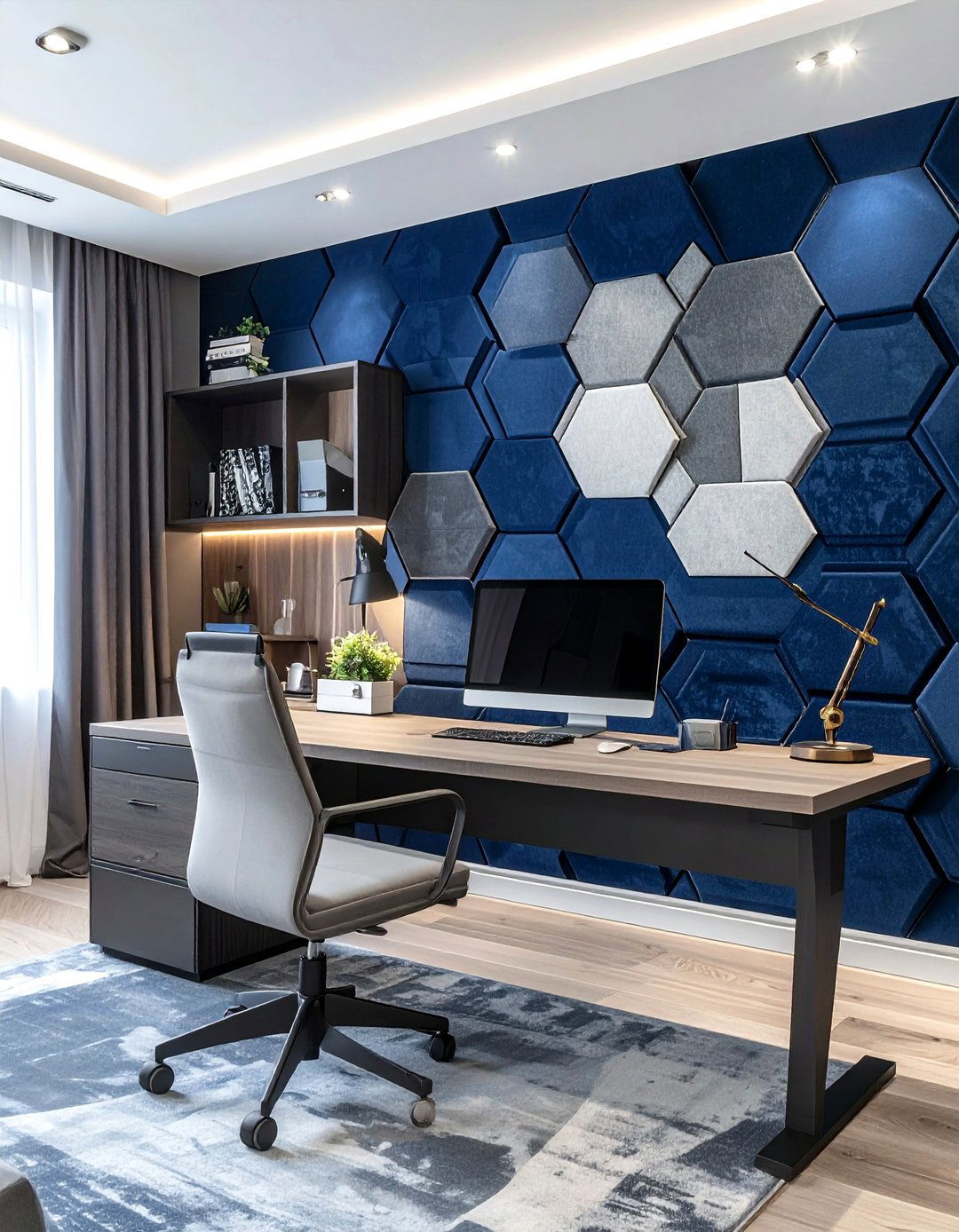 Acoustic wall panel - 30 renter-friendly decor ideas