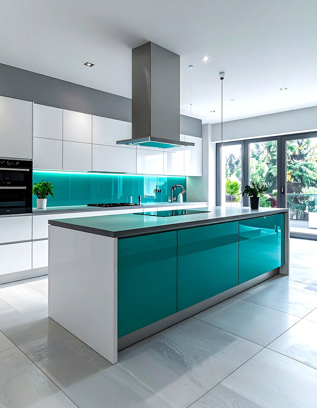 Acrylic Backsplash Sheet - 30 DIY kitchen backsplash ideas