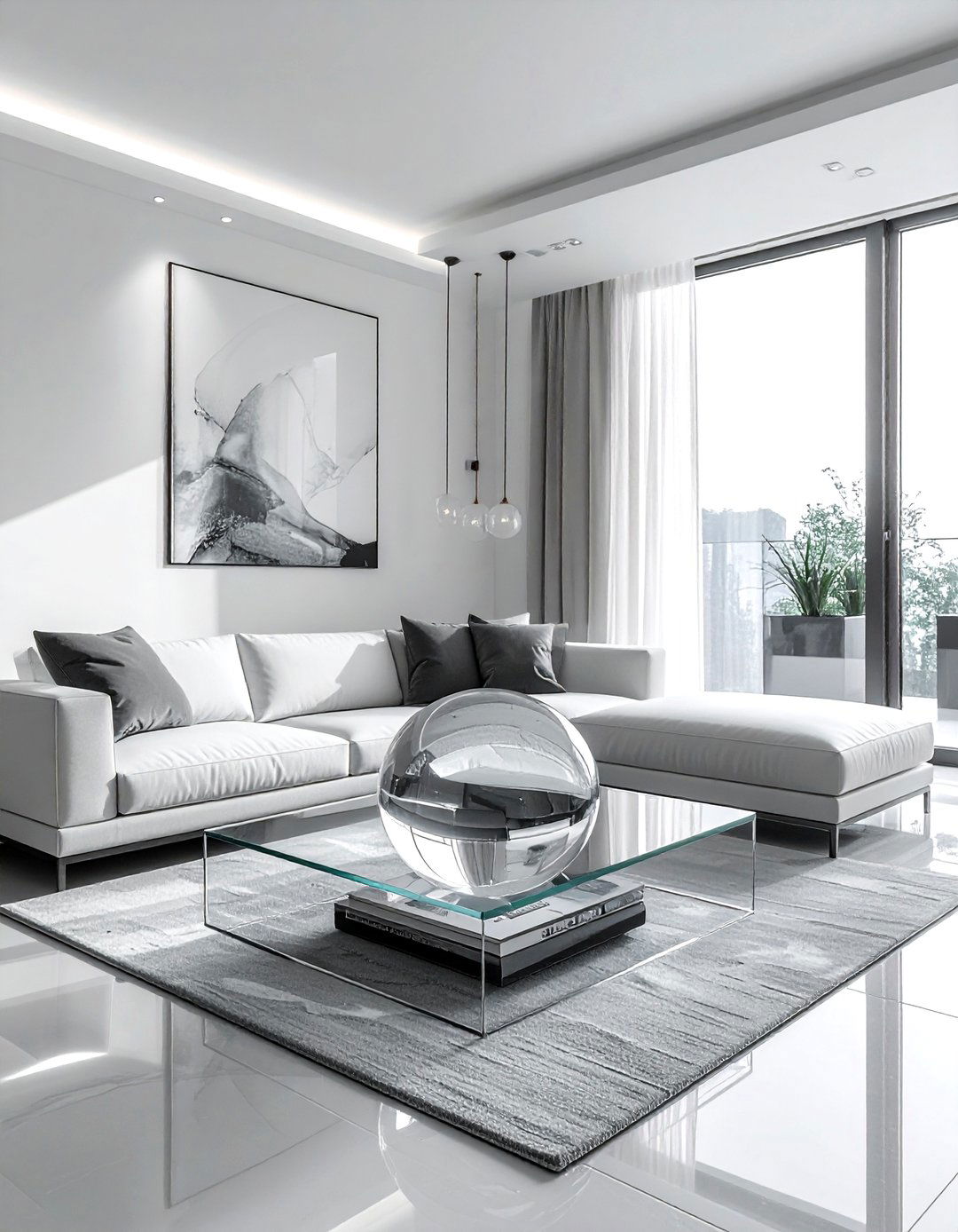 Acrylic Clear Orb - 30 orb decor ideas