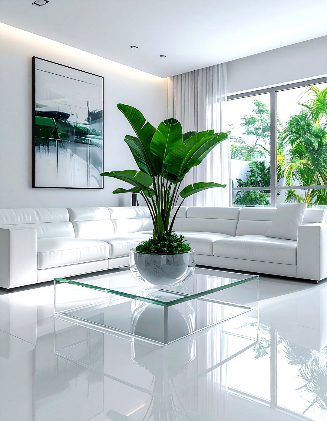 Acrylic Clear Plant Stand - 30 living room plant stands