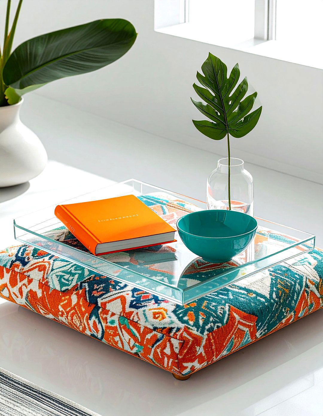 Acrylic Clear Tray - 30 ottoman tray ideas