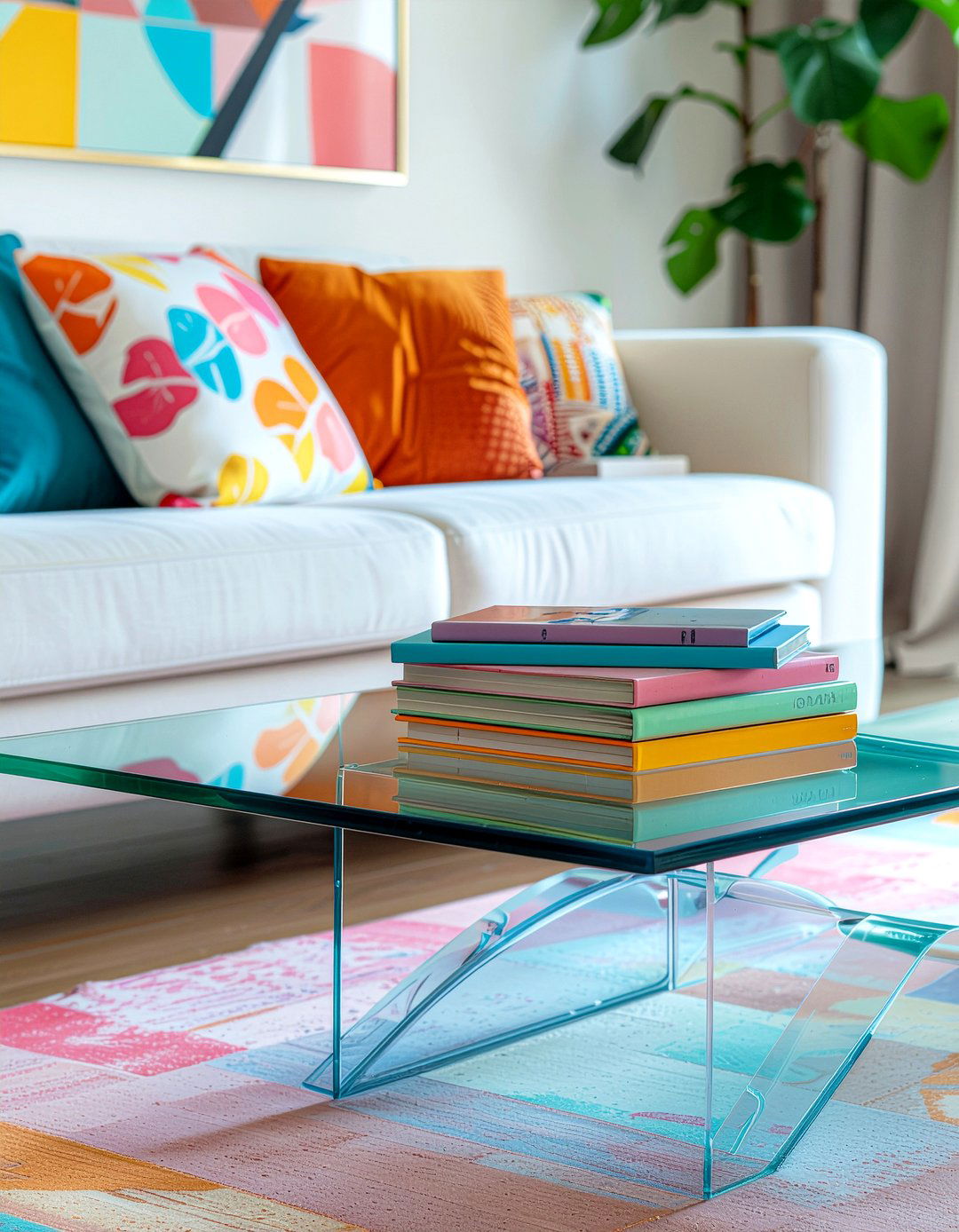Acrylic Coffee Table - 30 living room coffee table ideas