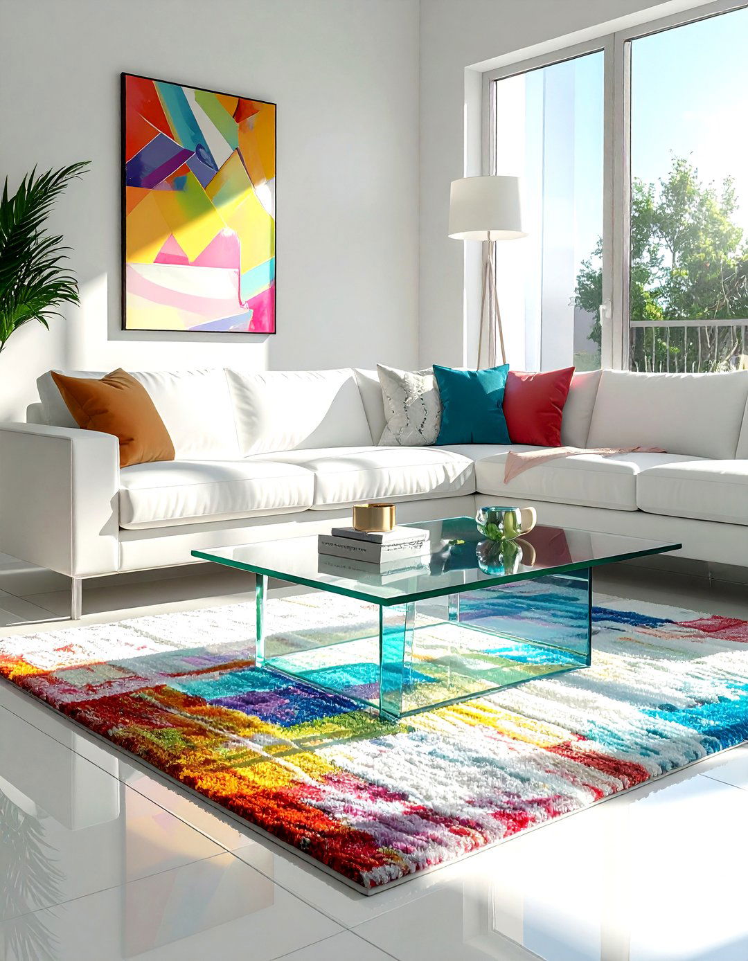 Acrylic Coffee Table - 30 living room modern furniture ideas