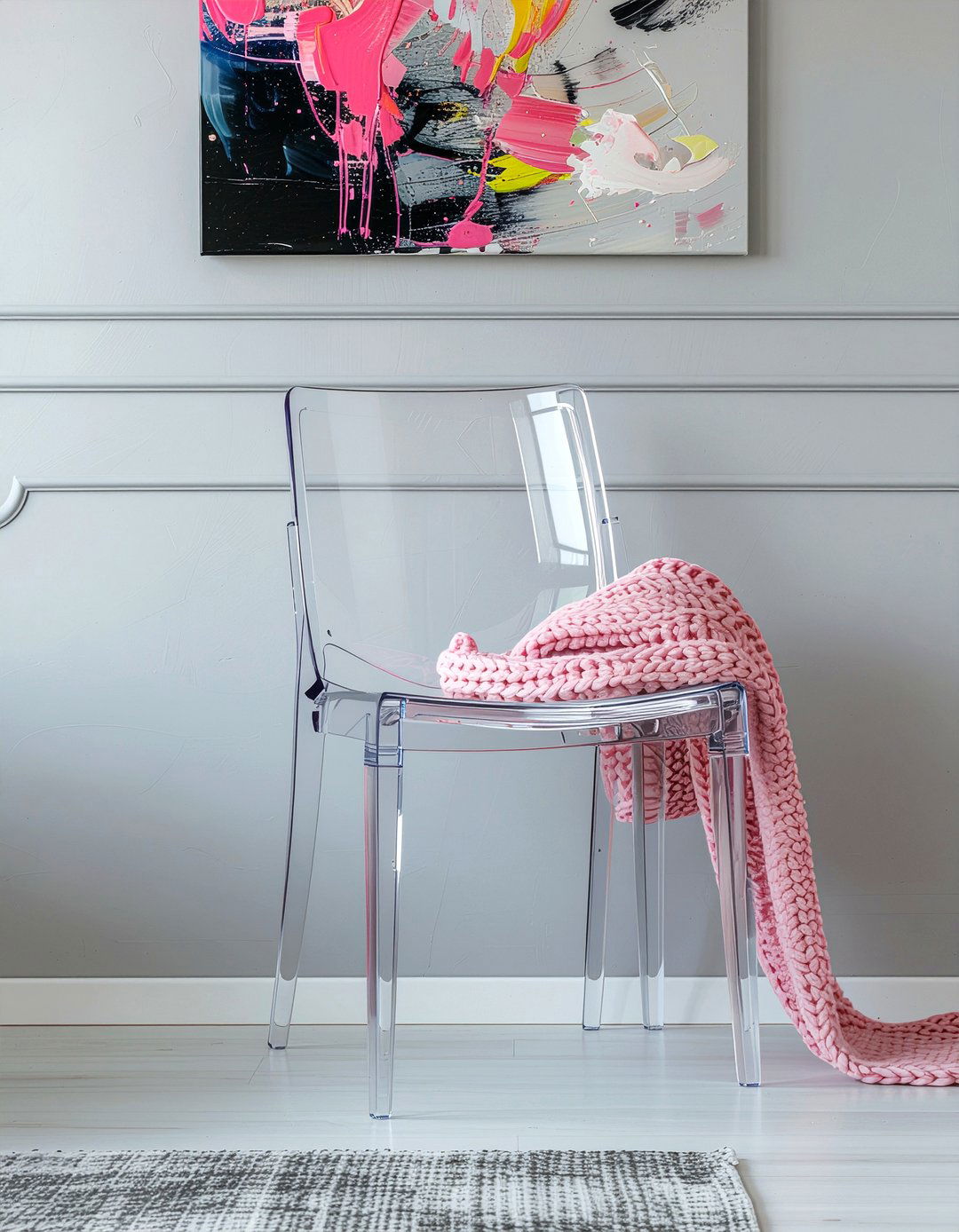 Acrylic Dining Chair - 30 living room lucite furniture ideas