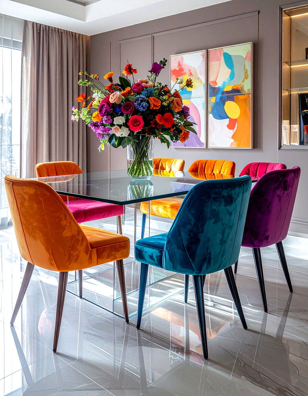 Acrylic Dining Table - 30 modern dining table ideas