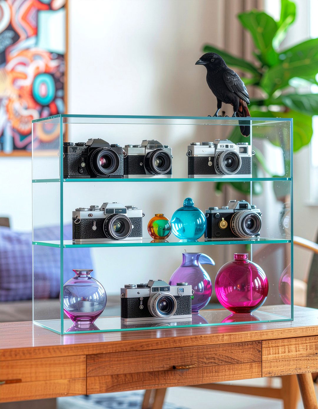 Acrylic Display Case - 30 living room lucite furniture ideas