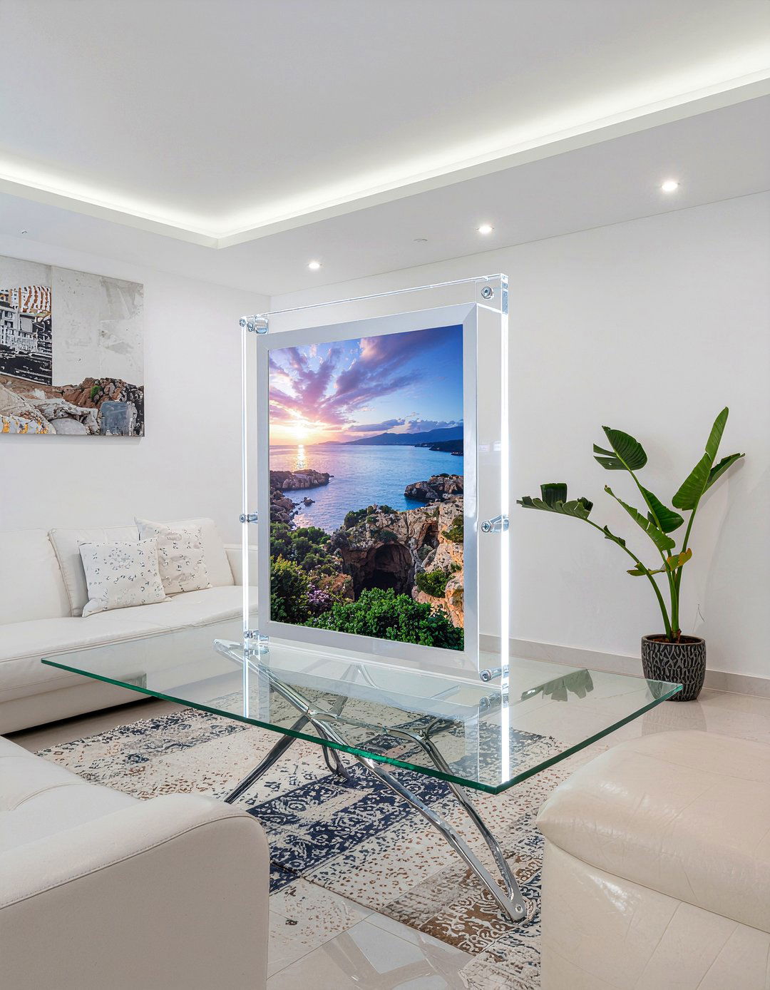 Acrylic Floating Picture Frame - 30 living room picture frames