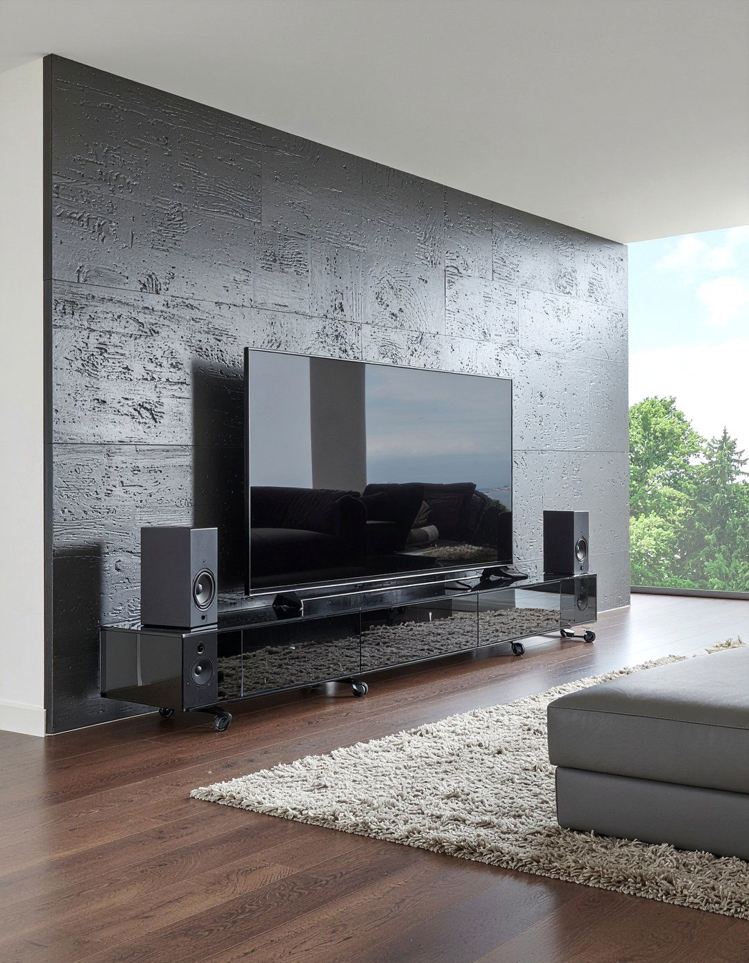 Acrylic Media Console - 30 living room lucite furniture ideas