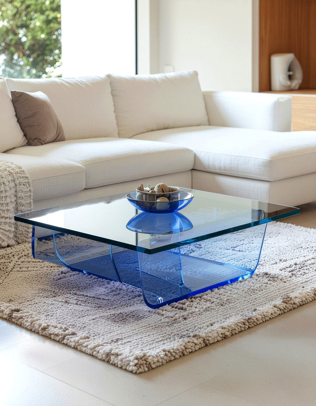 Acrylic Nesting Coffee Table - 30 living room nesting coffee tables